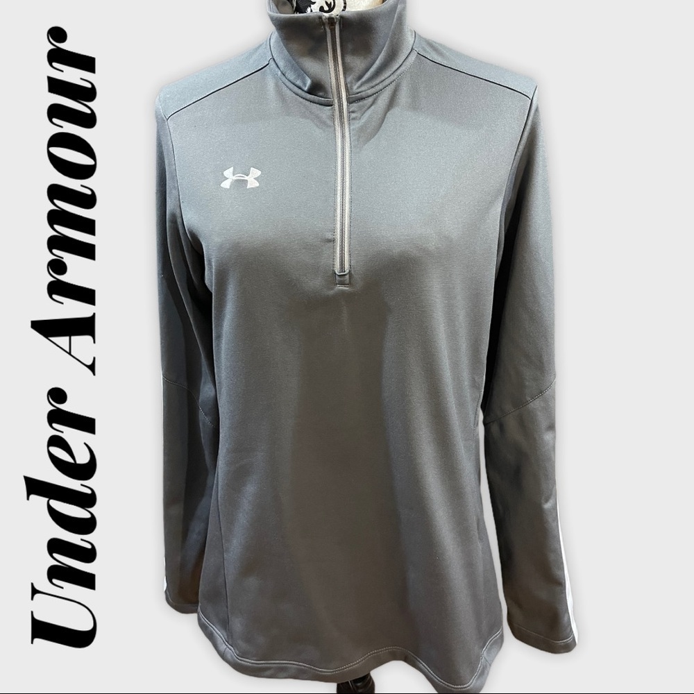 UNDER ARMOUR 1/4 zip gray pullover